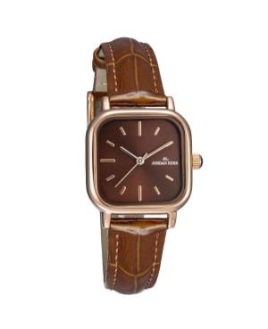 Женские Fashion Классические Кварцевые Аналоговый Часы JORDAN KERR P9001/IPRG/BROWN Коричневый Циферблат 26mm