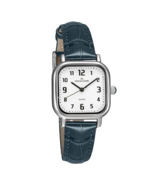 Women Fashion Classic Quartz Analog Watch JORDAN KERR P9001/IPS/BLUE White Dial 26mm