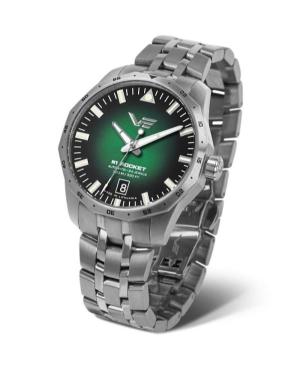 Men Sports Automatic Analog Watch VOSTOK EUROPE NH35-125A749BRWH Green Dial