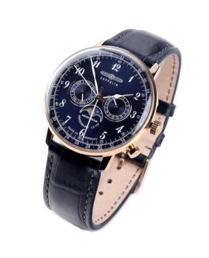 Men Klassisch Quartz Analog Watch ZEPPELIN 7038-3 Blau Dial 40mm image 3