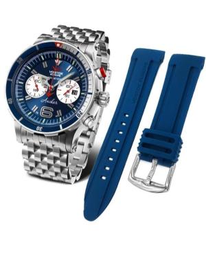 VOSTOK EUROPE VE-ANCHAR-SL.05.24.WH Силікон Синій 24 мм image 6
