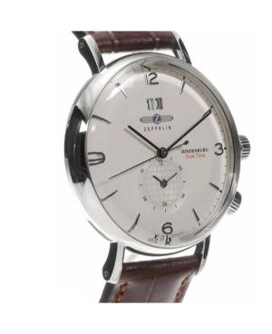 Men Klassisch Quartz Analog Watch ZEPPELIN 8044-5 Silver Dial 41mm image 2