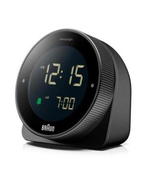 Braun BC24B Digital Alarm Clock, black Plastic Black image 4