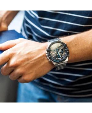 Men Sports Functional Japan Quartz Analog Watch Alarm CASIO ECB-950DB-1AEF Černá Dial 48mm image 3