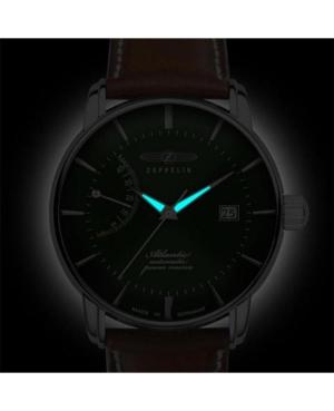 Men Classic Automatic Analog Watch ZEPPELIN 8462-4 Green Dial 42mm image 3