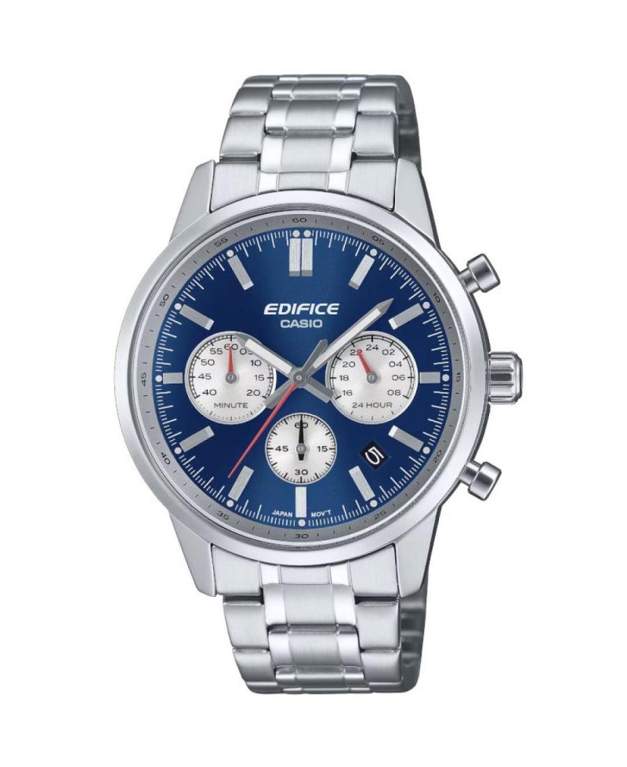 Vyriškas Klasikinis Japoniškas Kvarcinis Rodyklinis Watch Chronograph CASIO EFR-575D-2AEF Mėlyna Dial 40.5mm