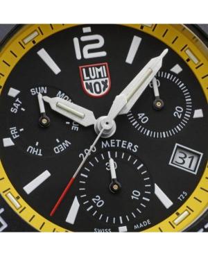 Vyriškas Sportinis Diver Luxury Swiss Kvarcinis Rodyklinis Watch Chronograph LUMINOX XS.3145.M Gold color Dial 44mm image 3