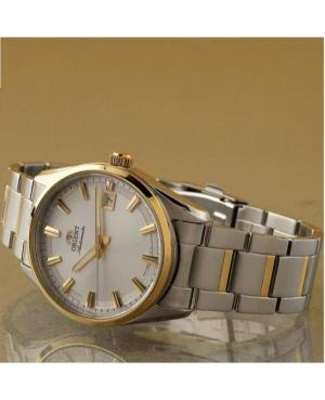 Vyriškas Klasikinis Japoniškas Kvarcinis - elektroninis, Solar Rodyklinis Watch ORIENT RA-AC0R01S30B Sidabras Dial 38.5mm image 3