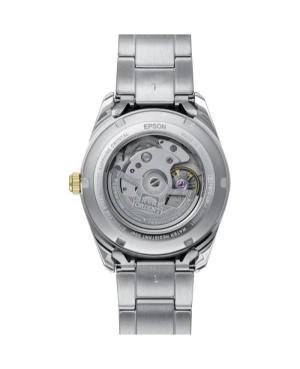 Vyriškas Klasikinis Japoniškas Kvarcinis - elektroninis, Solar Rodyklinis Watch ORIENT RA-AC0R01S30B Sidabras Dial 38.5mm image 6