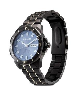 Vyriškas Klasikinis Kvarcinis Rodyklinis Watch POLICE PEWJH0030301 - SET A Mėlyna Dial 43mm image 5