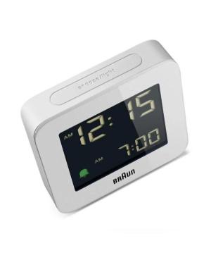 copy of Braun BC09B Digital Alarm Clock, white Plastic White image 2