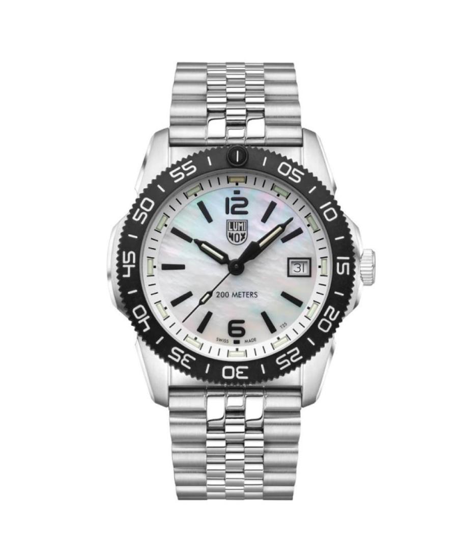 Kobiety klasyczny sportowy Diver Szwajcar kwarcowy analogowe Zegarek LUMINOX XS.3126M.1 Matka Perłowa Wybierz