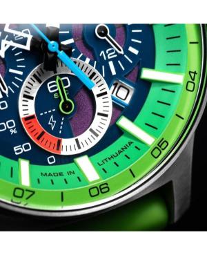 Men Sports Diver Eco-Drive Analog Watch VOSTOK EUROPE VR42-595A733LEBL-SLGR Multicolor Dial 43mm image 3