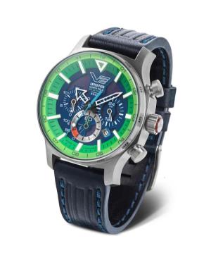 Men Sports Diver Eco-Drive Analog Watch VOSTOK EUROPE VR42-595A733LEBL-SLGR Multicolor Dial 43mm image 9