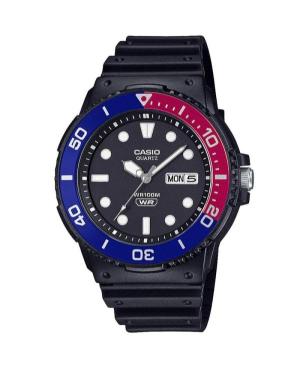 Vyriškas Sportinis Japoniškas Kvarcinis Rodyklinis Watch CASIO MRW-230H-1E2VEF Juodas Dial 7mm