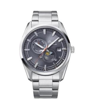 Men Klasické Japan Automatic Analog Watch ORIENT RA-AK0311N30B Silver color Dial 42mm