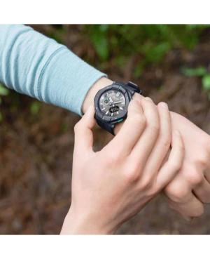 Men Sports Functional Japan Quartz Digital Watch Alarm CASIO PRJ-B001-1ER Black Dial 46mm image 7