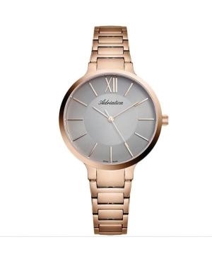 Women Classic Analog Swiss Quartz Watch ADRIATICA Silver color Dial A3571.9167Q