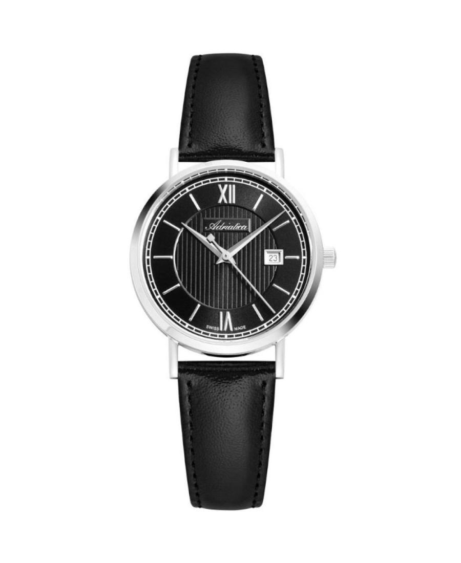 Women Classic Analog Classic Swiss Quartz Watch ADRIATICA Black Dial A3194.5264Q