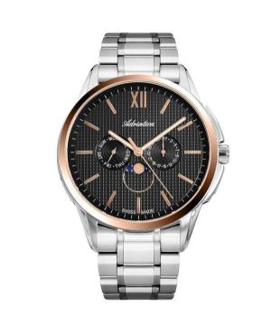 Mężczyźni Classic Analog Szwajcar kwarcowy Zegarek ADRIATICA Czarny Wybierz A8283.R166QF