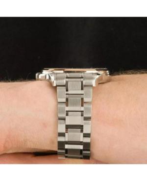 Men Classic Analog Klassisch Swiss Quartz Watch ADRIATICA Schwarz Dial 45mm A8283.R166QF image 3