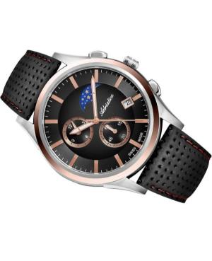 Men Classic Analog Klassisch Swiss Quartz Watch Chronograph ADRIATICA Schwarz Dial 46mm A8282.R214CH image 6