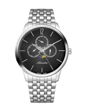 Mężczyźni Classic Analog Szwajcar kwarcowy Zegarek ADRIATICA Czarny Wybierz 44mm A8269.5154QF