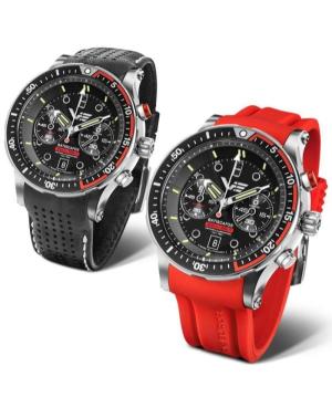 Men Diver Luxury Quartz Analog Watch Chronograph VOSTOK EUROPE 6S21-511A771LEBK-SLRE Black Dial 49.5mm image 11