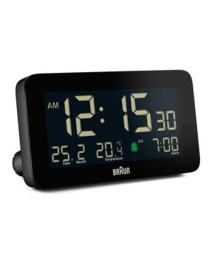 Braun BC10B digital alarm clock Plastic Black