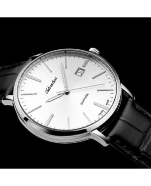 Vyriškas Classic Analog Klasikinis Swiss Kvarcinis Watch ADRIATICA Sidabras Dial 41.5mm A1283.5213Q image 16