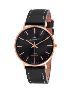 Women Classic Swiss Quartz Watch BISSET ZEGBIS195 Golden Dial 33mm