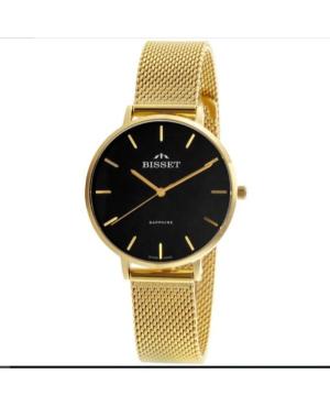 Women Klassisch Swiss Quartz Analog Watch BISSET ZEGBIS111 Schwarz Dial image 1