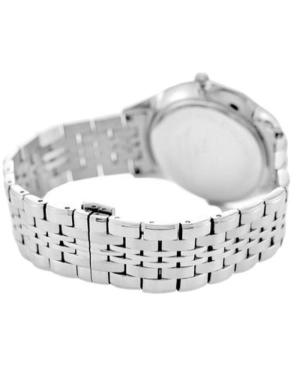 Men Klasické Swiss Quartz Analog Watch BISSET ZEGBIS089 Modrá Dial 40mm