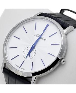Men Classic Analog Klasické Swiss Quartz Watch ADRIATICA Silver Dial 41mm A1113.52B3Q image 16
