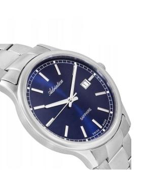 Mężczyźni Classic Analog klasyczny Szwajcar kwarcowy Zegarek ADRIATICA Niebieska Wybierz 41mm A1293.5115Q image 5