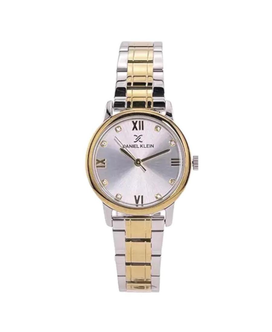 Women Quartz Analog Watch DANIEL KLEIN DK.1.13773-3 Silver Dial 34mm