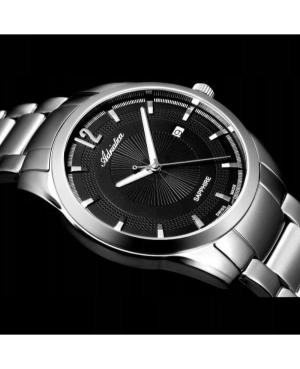Men Classic Analog Klasické Swiss Quartz Watch ADRIATICA Černá Dial 45mm A8301.5154Q image 4