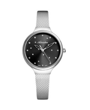 Women Classic Analog Klassisch Swiss Quartz Watch ADRIATICA Schwarz Dial 33mm A3723.5144Q