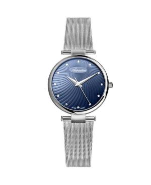 Women Classic Analog Klassisch Swiss Quartz Watch ADRIATICA Blau Dial 33mm A3689.51451Q