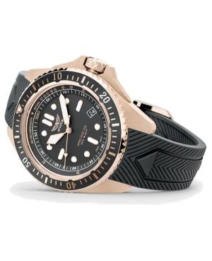 Men Sports Diver Swiss Quartz Analog Watch AVIATOR V.1.42.2.373.6 Black Dial 42.8mm image 3