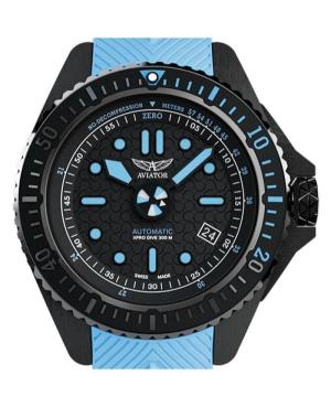 Men Sports Diver Luxury Swiss Automatic Analog Watch AVIATOR V.1.43.5.369.0 Schwarz Dial 42.8mm image 3