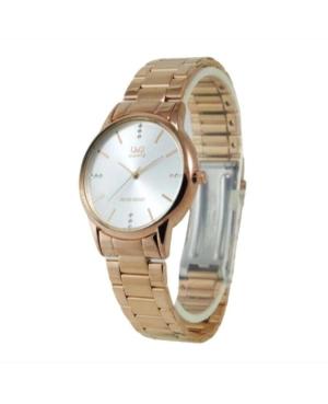Women Klassisch Japan Quartz Analog Watch Q&Q Q620J805Y Silver Dial
