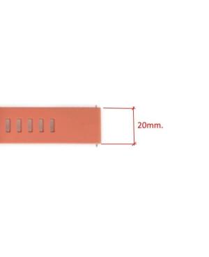 Watch Strap CASIO 10642668 Pink 20 mm image 1