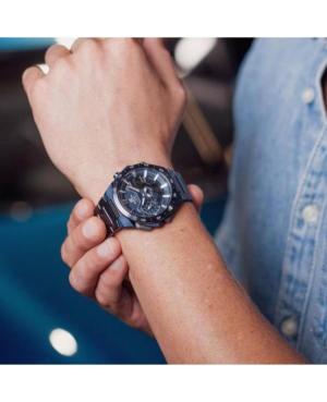 Men Klasické Sports Japan Quartz Analog Watch Timer CASIO ECB-2000CB-2AEF Modrá Dial 48mm image 3