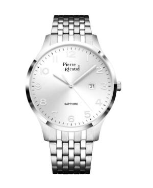 Mężczyźni Classic Analog kwarcowy Zegarek PIERRE RICAUD Srebrna Wybierz 42mm P60056.5123Q