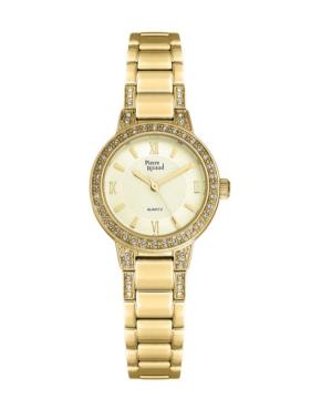 Women Classic Analog Quartz Watch PIERRE RICAUD Gold color Dial 28mm P21074.1161QZ