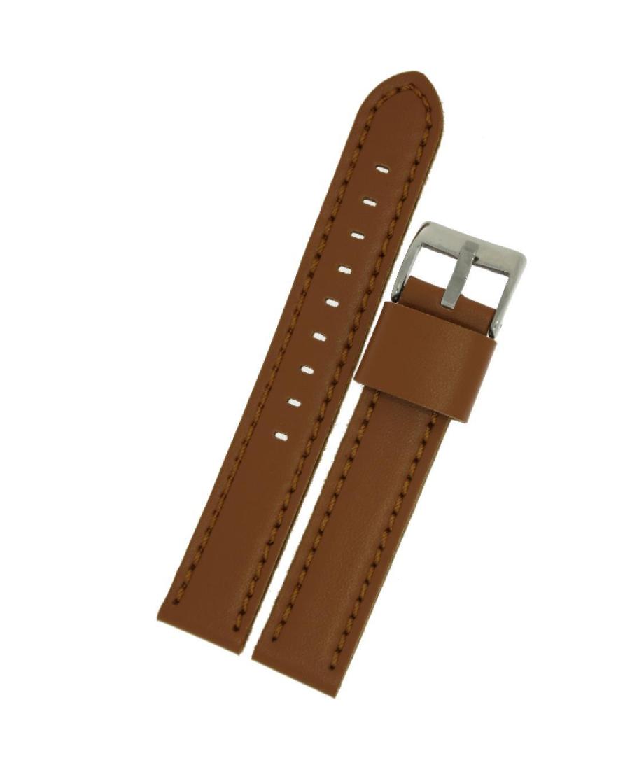 Watch Strap Diloy 415.03.18 Brown Ruda 18 mm