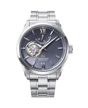 Men Luxury Japan Automatic Analog Watch Skeleton ORIENT STAR RE-AT0021L00B Blau Dial 39.3mm