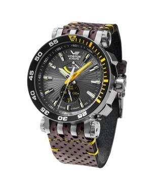 Diver Luxury automatyczny analogowe Zegarek VOSTOK EUROPE YN84-575A539LEBW-SLBK Kolor srebrny Wybierz 48mm