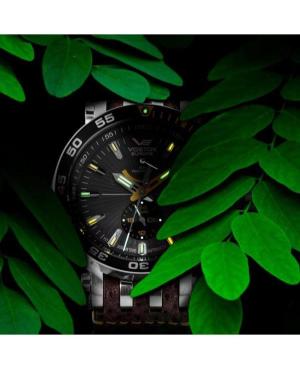 Diver Luxury automatyczny analogowe Zegarek VOSTOK EUROPE YN84-575A539LEBW-SLBK Kolor srebrny Wybierz 48mm image 3